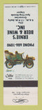 Matchbook Cover - Ernie's Beer and Wine Store Clio MI