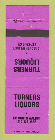 Matchbook Cover - Turners Liquors
