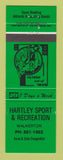 Matchbook Cover - Hartley Sports and Recreation Walkerton ON