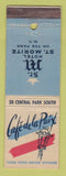Matchbook Cover - Hotel St Moritz New York City Cafe De La Paix CREASES