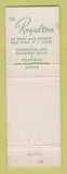 Matchbook Cover - Royalton Hotel New York City WEAR