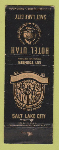Matchbook Cover - Hotel Utah Salt Lake City UT WEAR