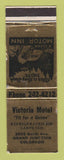 Matchbook Cover - Victoria Motel Grand Junction Colorado
