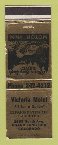 Matchbook Cover - Victoria Motel Grand Junction Colorado