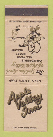 Matchbook Cover - Apple Valley Inn CA