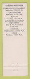 Matchbook Cover - National Hotel and Coffee Shop Burley ID