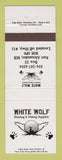 Matchbook Cover - White Wolf Hunting Fishing Supply Fort Alexander MB