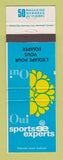 Matchbook Cover - Sports Experts QC Sporting Goods