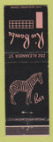 Matchbook Cover - Rio Bamba Bar Rochester NY WEAR