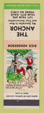 Matchbook Cover - The Anchor Palm City CA bar hillbilly