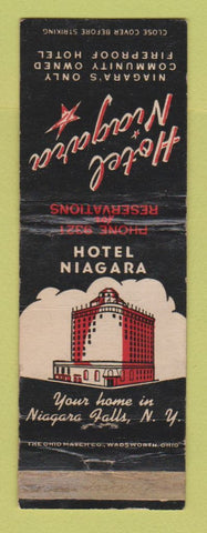 Matchbook Cover - Hotel Niagara Niagara Falls NY WORN