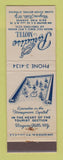 Matchbook Cover - Paradise Motel Niagara Falls NY