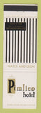 Matchbook Cover - Pimlico Hotel Baltimore MD