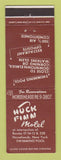Matchbook Cover - Huck Finn Motel Horseheads NY