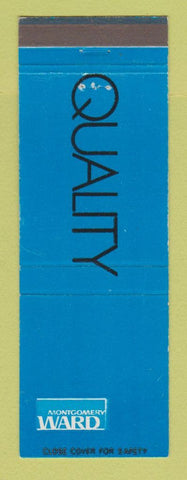 Matchbook Cover - Montgomery Ward Department Store Quality