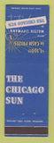 Matchbook Cover - The Chicago Sun Newspaper IL