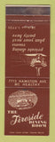 Matchbook Cover - The Fireside Dining Room OH