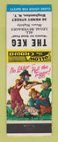 Matchbook Cover - The Keg Bar Binghamton NY hillbilly