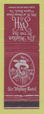 Matchbook Cover - Sir Walter Hotel Virginia Beach VA