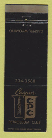 Matchbook Cover - Casper Petroleum Club WY WEAR