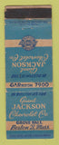 Matchbook Cover - Giant Jackson Chevrolet Boston MA WORN