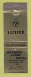 Matchbook Cover - Dreamers Lodge Motel John Day OR WEAR