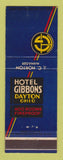 Matchbook Cover - Hotel Gibbons Dayton OH