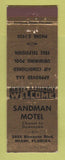 Matchbook Cover - Sandman Motel Miami FL