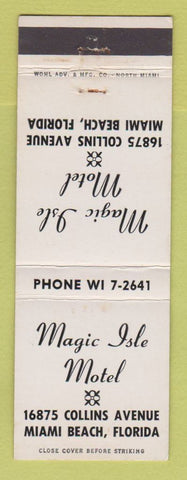 Matchbook Cover - Magic Isle Motel Miami Beach FL