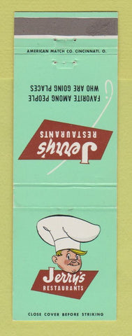 Matchbook Cover - Jerry's Restaurants CHAIN