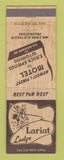 Matchbook Cover - Lariat Lodge Motel East Rock Springs WY