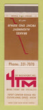 Matchbook Cover - 4TM Brake Front End Rockport Cleveland OH