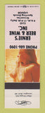 Matchbook Cover - Ernie's Beer and Wine Store Clio MI pinup