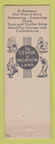 Matchbook Cover - Crystal Hills Lodge Ski Dorm Intervale NH