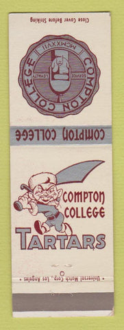 Matchbook Cover - Compton College CA Tartars Norn Meager's Clothes