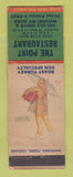 Matchbook Cover - Point Restaurant Woodbury NJ pinup WEAR