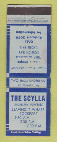 Matchbook Cover - The Scylla Rockport MA? Cruise STAINED
