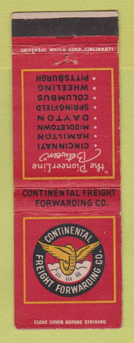 Matchbook Cover - Continental Freight Forwarding Trucking WEAR