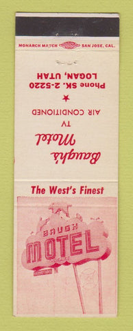 Matchbook Cover - Baugh's Motel Logan UT