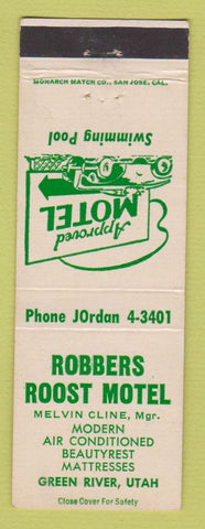 Matchbook Cover - Robbers Roost Motel Green River UT