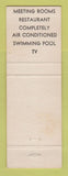 Matchbook Cover - Heart o Town Motor Inn Charleston WV Weirton