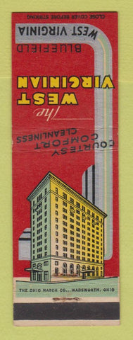 Matchbook Cover - West Virginian Hotel Bluefield WV