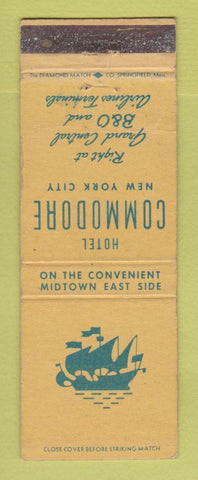 Matchbook Cover - Hotel Commodore New York City WEAR
