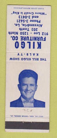 Matchbook Cover - Kilgo Furniture KALB TV Alexandria LA