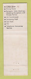 Matchbook Cover - Town House Motor Hotel Fairmont WV