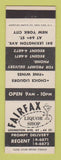 Matchbook Cover - Fairfax Liquor Shop New York City WORN BACK