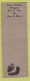 Matchbook Cover - Jack's Package Liquor Mission TX WORN BACK