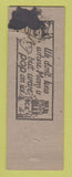 Matchbook Cover - John Kremmel Beer Distributor Pittsburgh PA WORN BACK