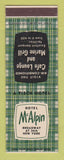Matchbook Cover - Hotel McAlpin New York City