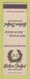 Matchbook Cover - Bellevue Stratford Hotel Philadelphia PA